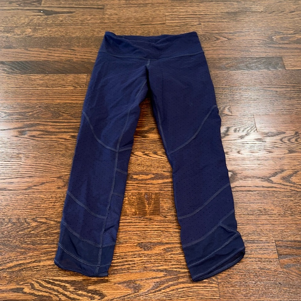 Lululemon Dark Purple Capris workout pants
